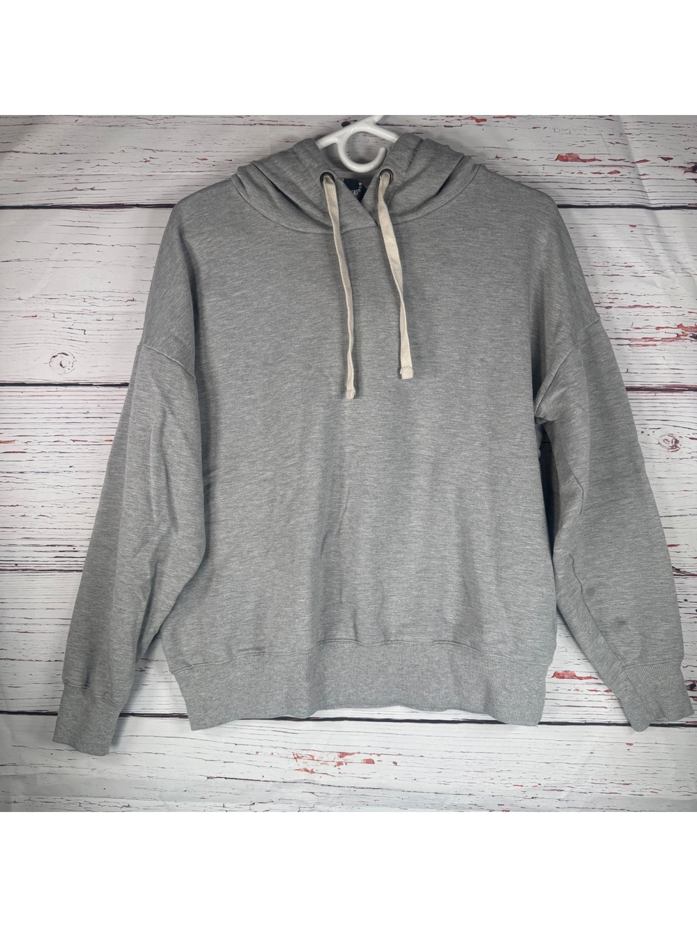 Buffalo David Bitton Gray Hoodie Sweatshirt Medium